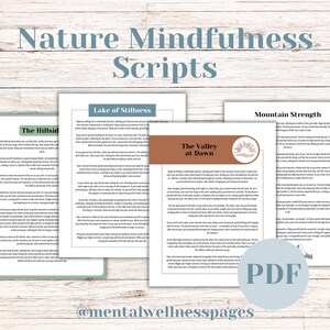 Mindfulness Meditation Scripts, Anxiety Relief, Emotional Regulation, Coping Skills, Calming Corner, Therapy Tools, Self Care, Grounding