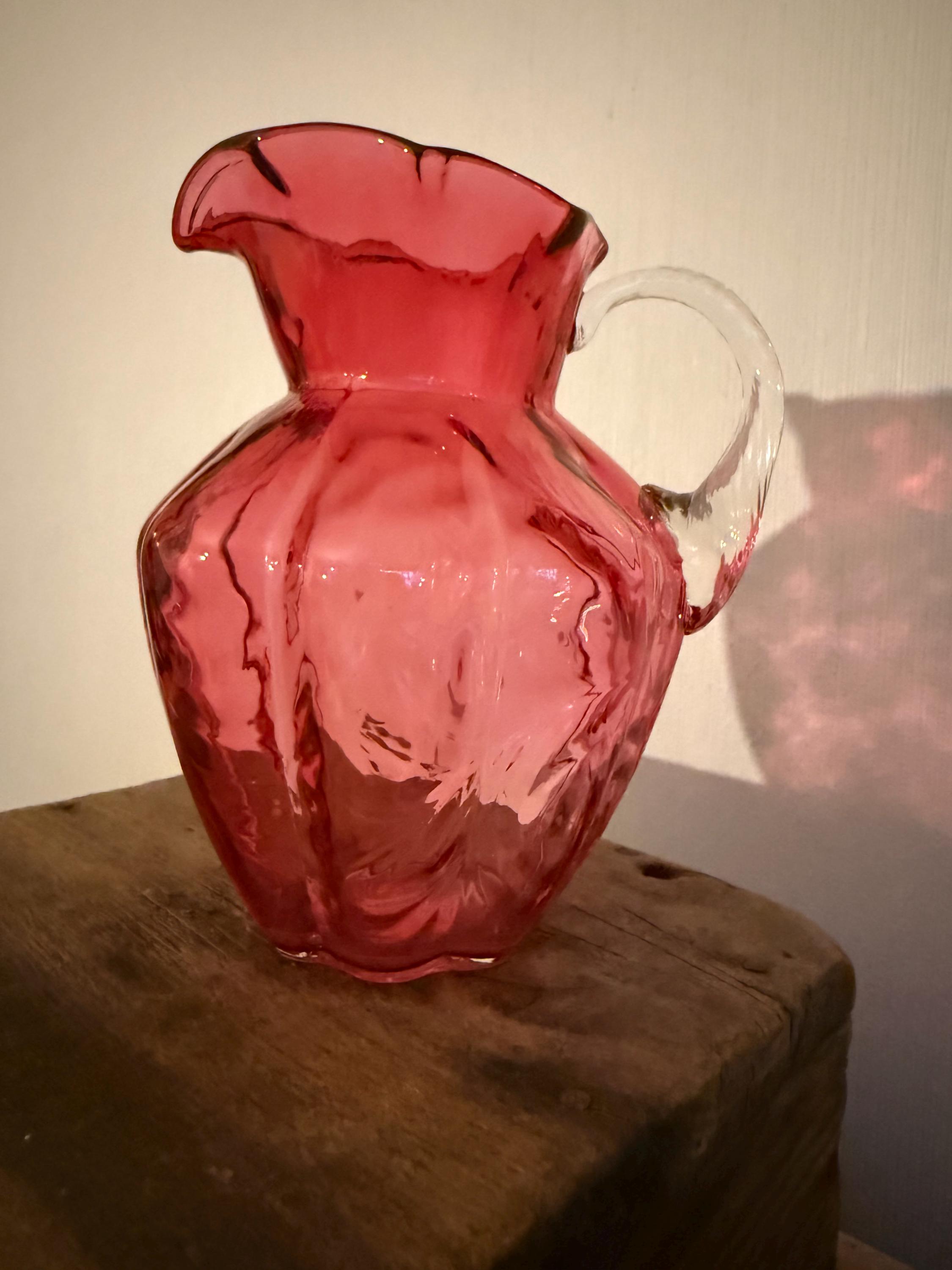 Fenton Glass Pitchers - Etsy