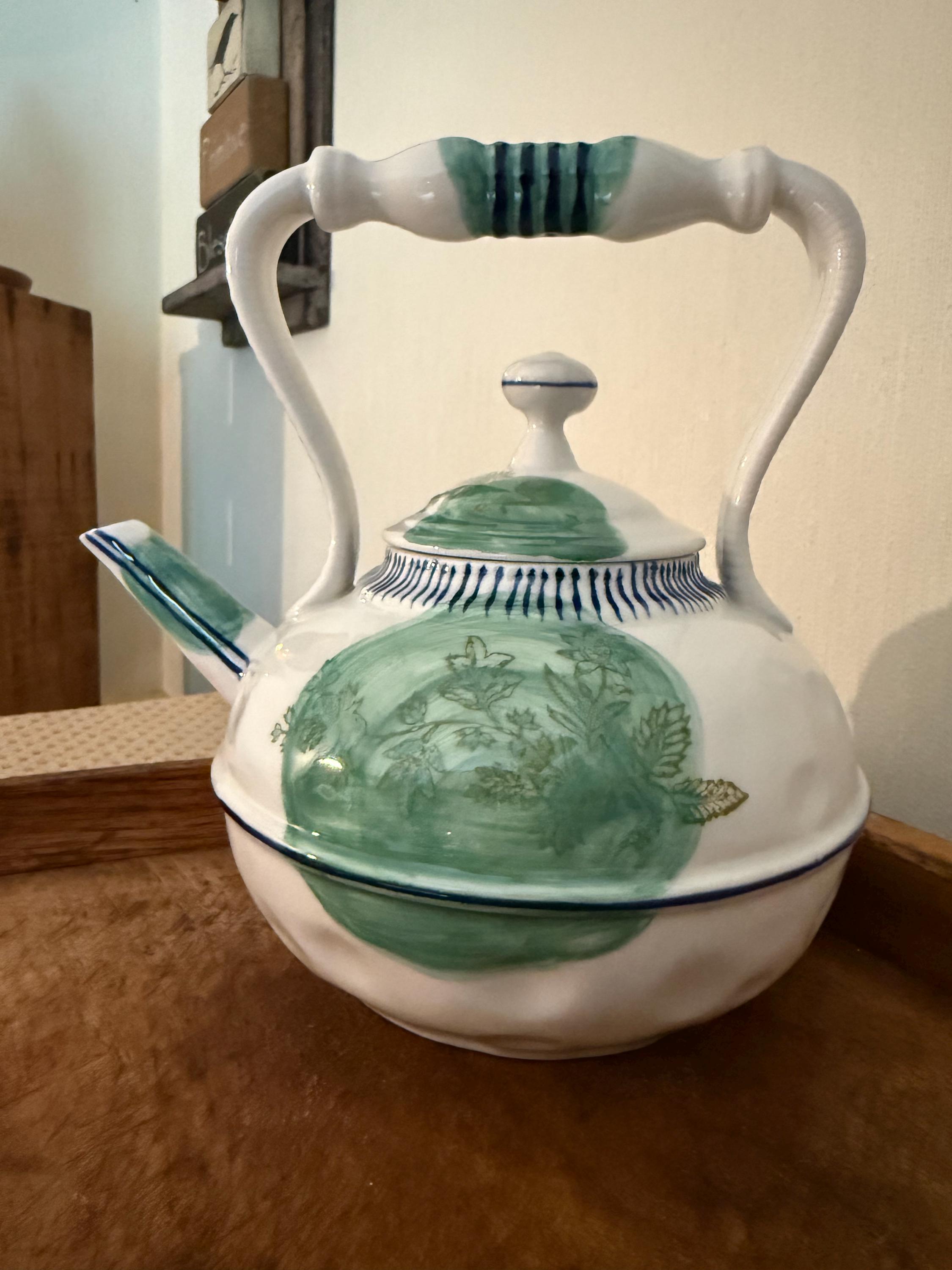 Anthropologie Teapot - Etsy