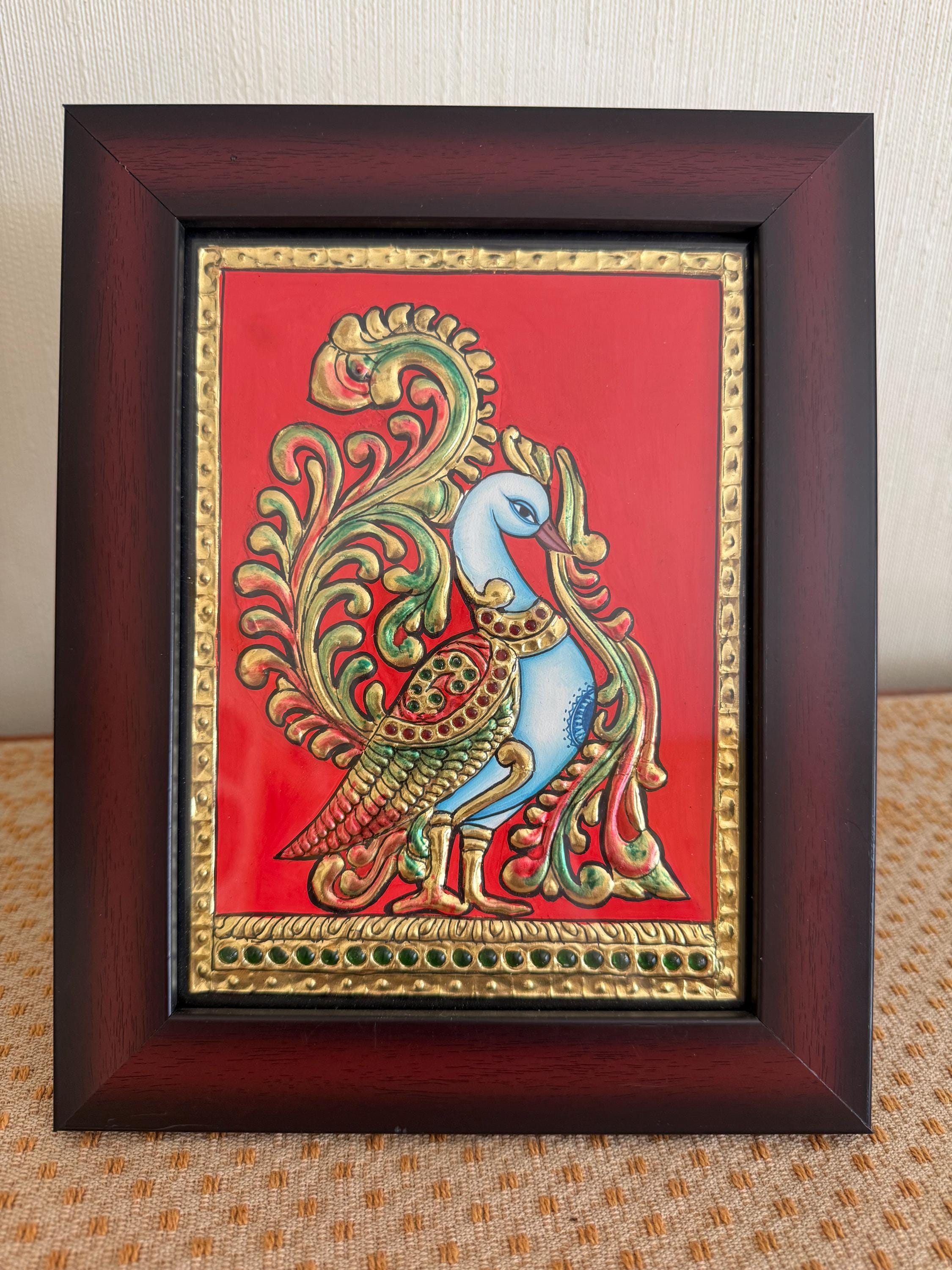Framed on Raw Silk - Etsy