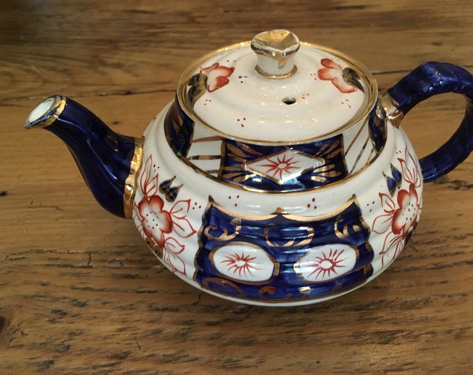 James Sadler Imari Pattern Teapot Etsy