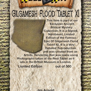 The Flood Tablet XI, Epic Of Gilgamesh, Noah's Ark, Stand, Free Book ...