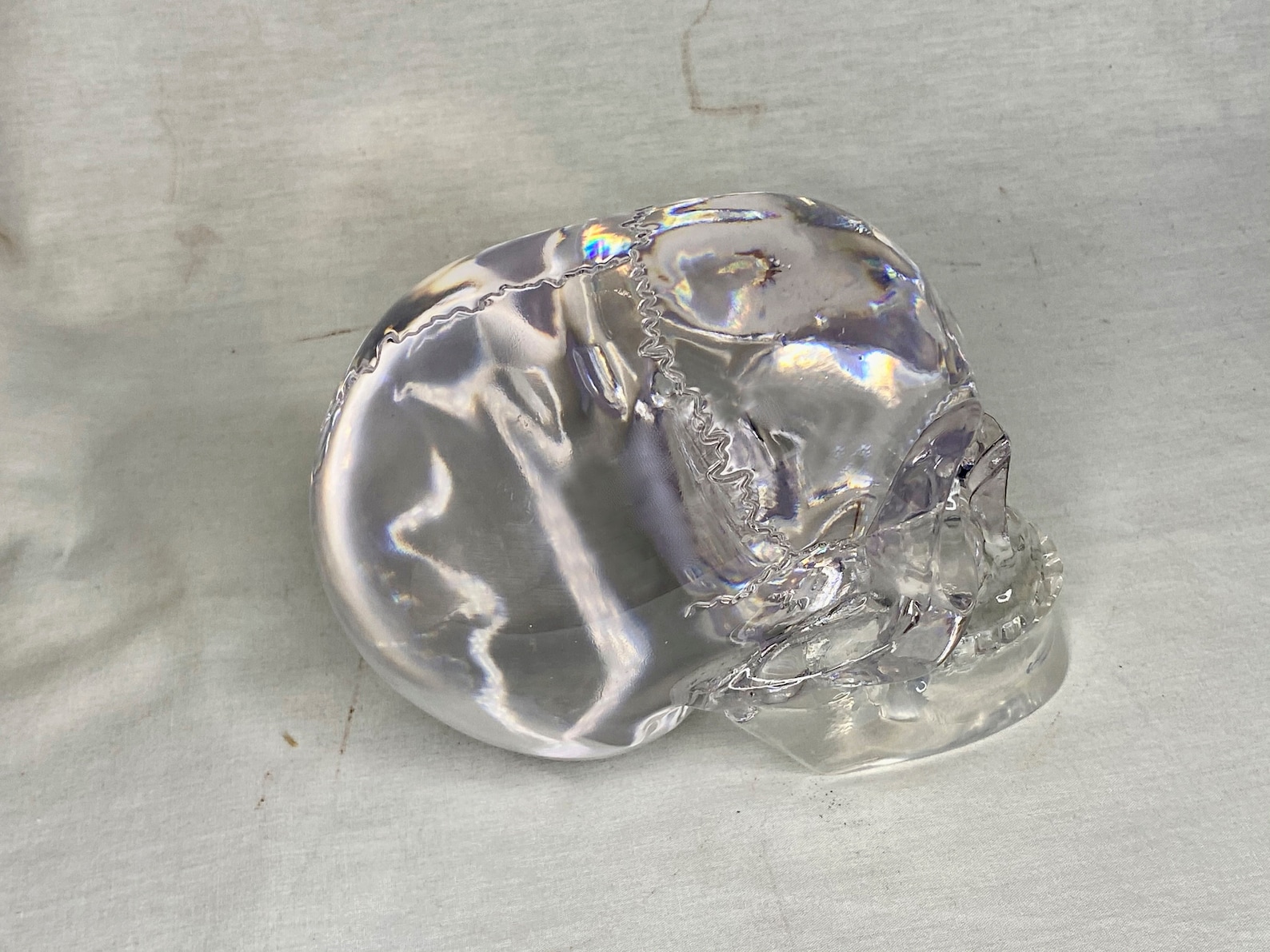 Mitchell Hedges Ancient Crystal Skull Replica Signed Etsy