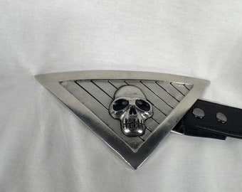 The Phantom, Skull Belt Buckle, Real Prop Replica, Metal, Leather Belt, Signed, Numbered, Limited Edition