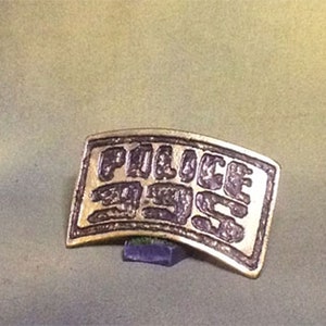 Blade Runner Police Badge, Metal, Gold