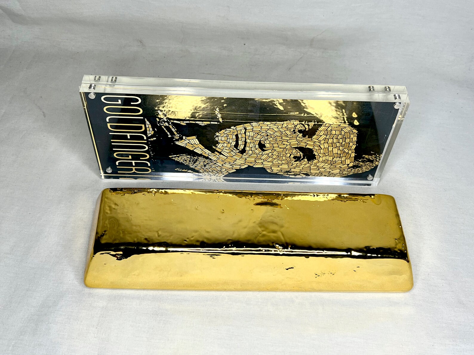 Goldfinger Fort Knox Gold Bar Prop Replica Solid Resin Etsy