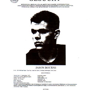 The Bourne Supremacy, Wanted Poster, Matt Damon