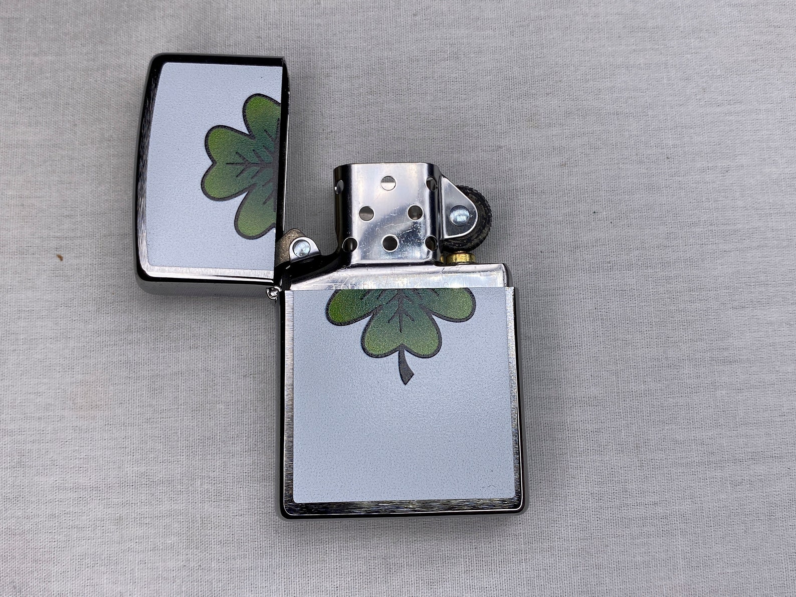Indiana Jones Elsa Lucky Shamrock Zippo Lighter Acrylic Etsy Canada