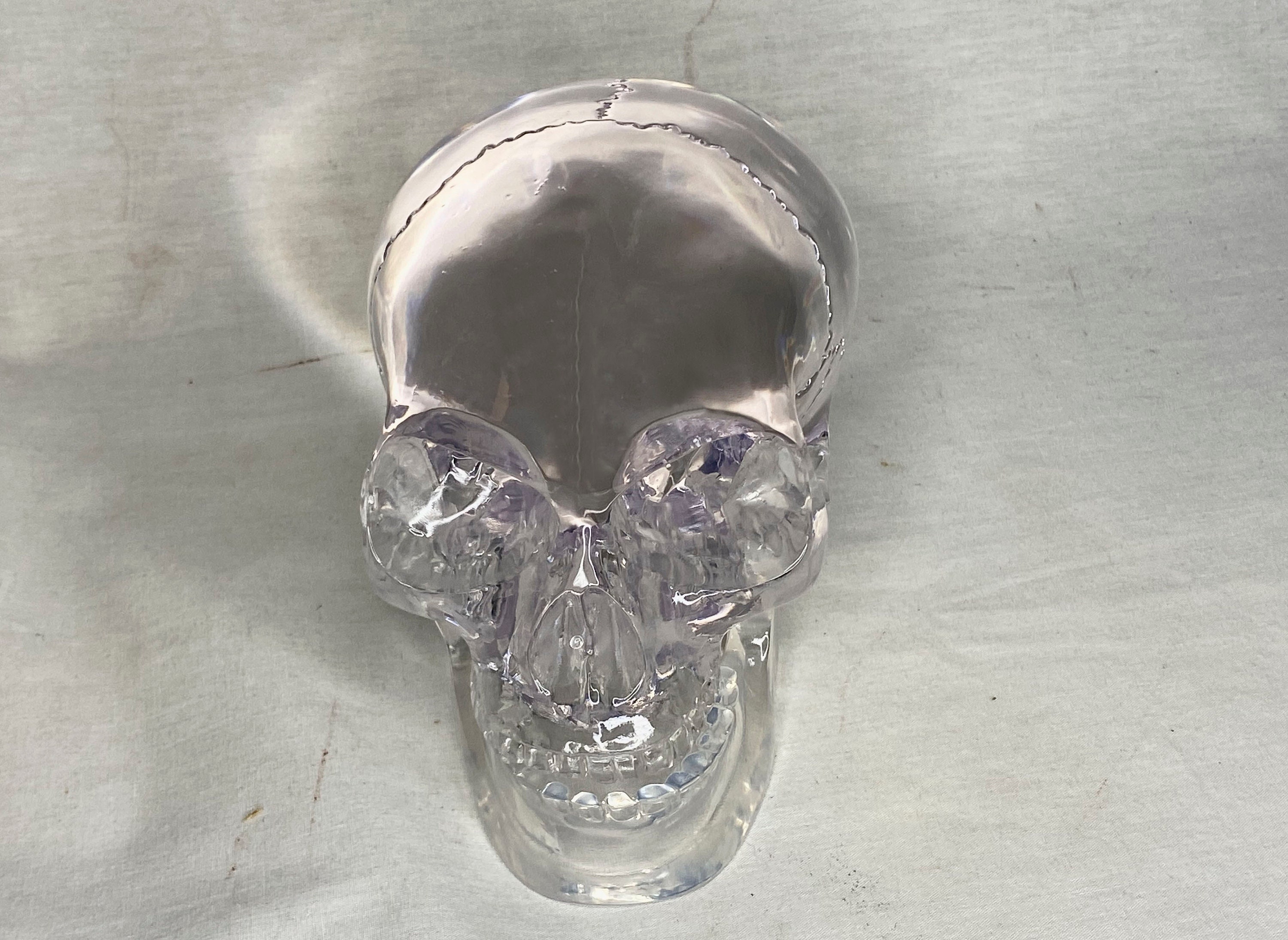 Mitchell Hedges Ancient Crystal Skull Replica Signed Etsy