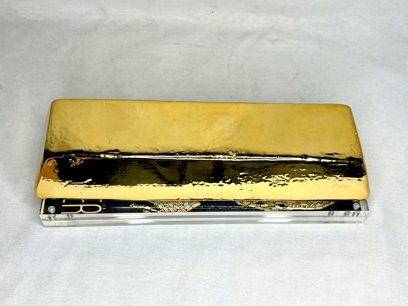 Goldfinger Fort Knox Gold Bar Prop Replica Solid Resin Etsy