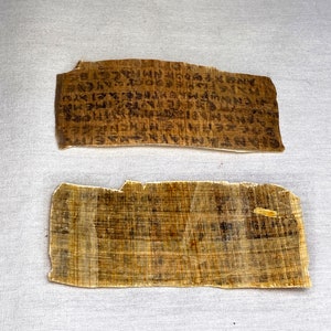 The Gospel of Jesus&#39; Wife, Papyrus Fragment, Ancient Biblical Replica, With Pamphlet