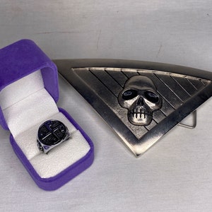 The Phantom, Skull Belt Buckle and Ring Of Good, Real Prop Replicas, Metal, Signed, Numbered, Limited Edition
