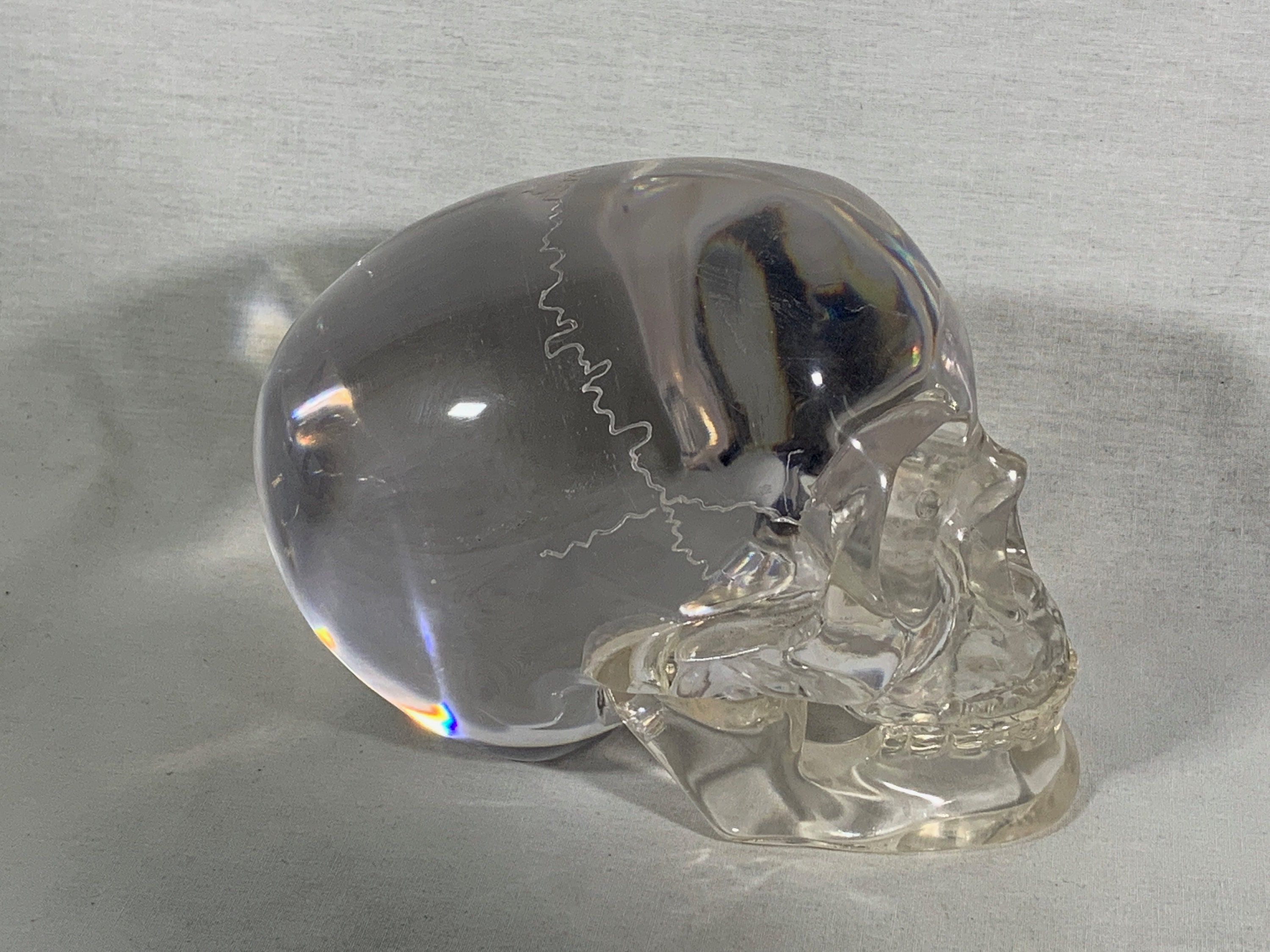 Mitchell Hedges Crystal Skull Replica Signed Numbered Etsy