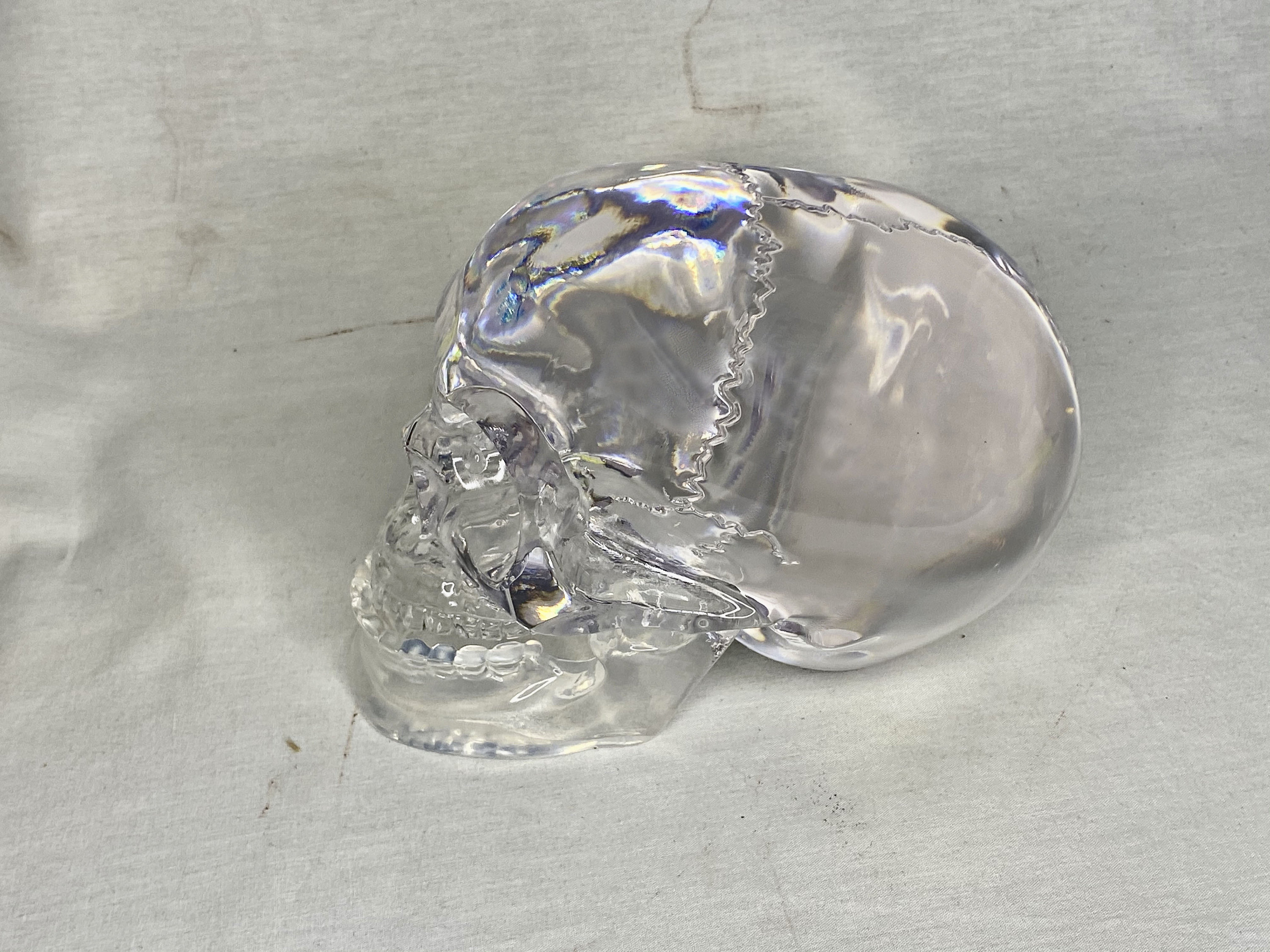 Mitchell Hedges Ancient Crystal Skull Replica Signed Etsy