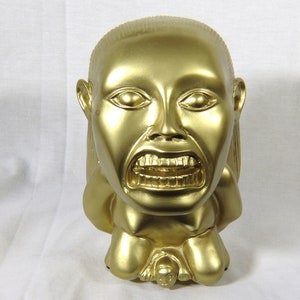 Raiders of the Lost Ark, Golden Idol of Fertility Statue, Regular Version, Solid Resin, Cast from a Real Prop Mold