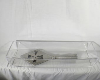 La Lanza Sagrada del Destino, Lanza de Antioquía, Estuche de Acrílico, Libro Gratis, Firmado, Numerado, Edición Limitada