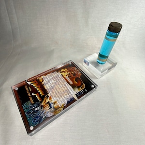 Indiana Jones Temple of Doom, Antidote Vial Replica, With Display Plaque and Item Stand