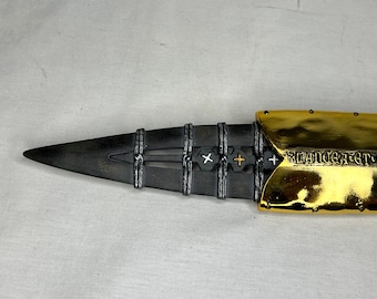 運命の聖槍、ロンギヌスの槍（ホーフブルク版）、金属製、無料本付き