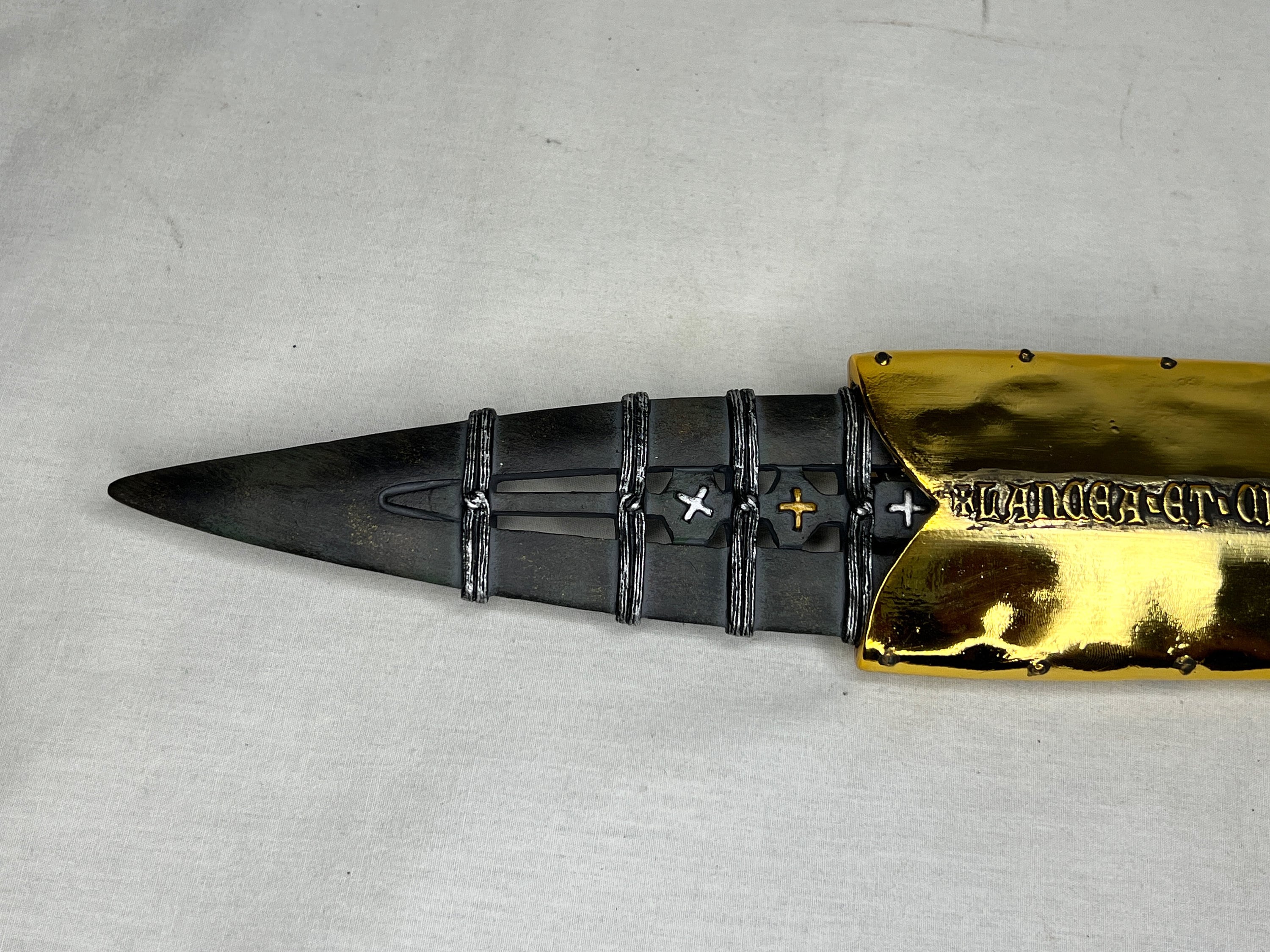 運命の聖槍、ロンギヌスの槍（ホーフブルク版）、金属製、無料本付き