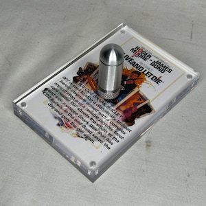 007 James Bond, Leben und sterben lassen, CO2 Hai Bullet, Metall, Display-Plakette