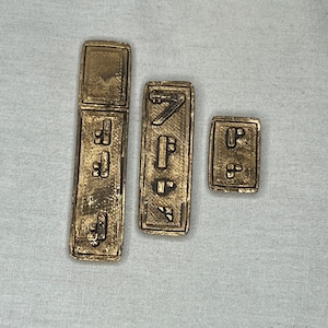 Star Wars Galactic Gold Credit Ingot Set, Real Prop Replica, Solid Metal, Signed, Numbered, Limited Edition