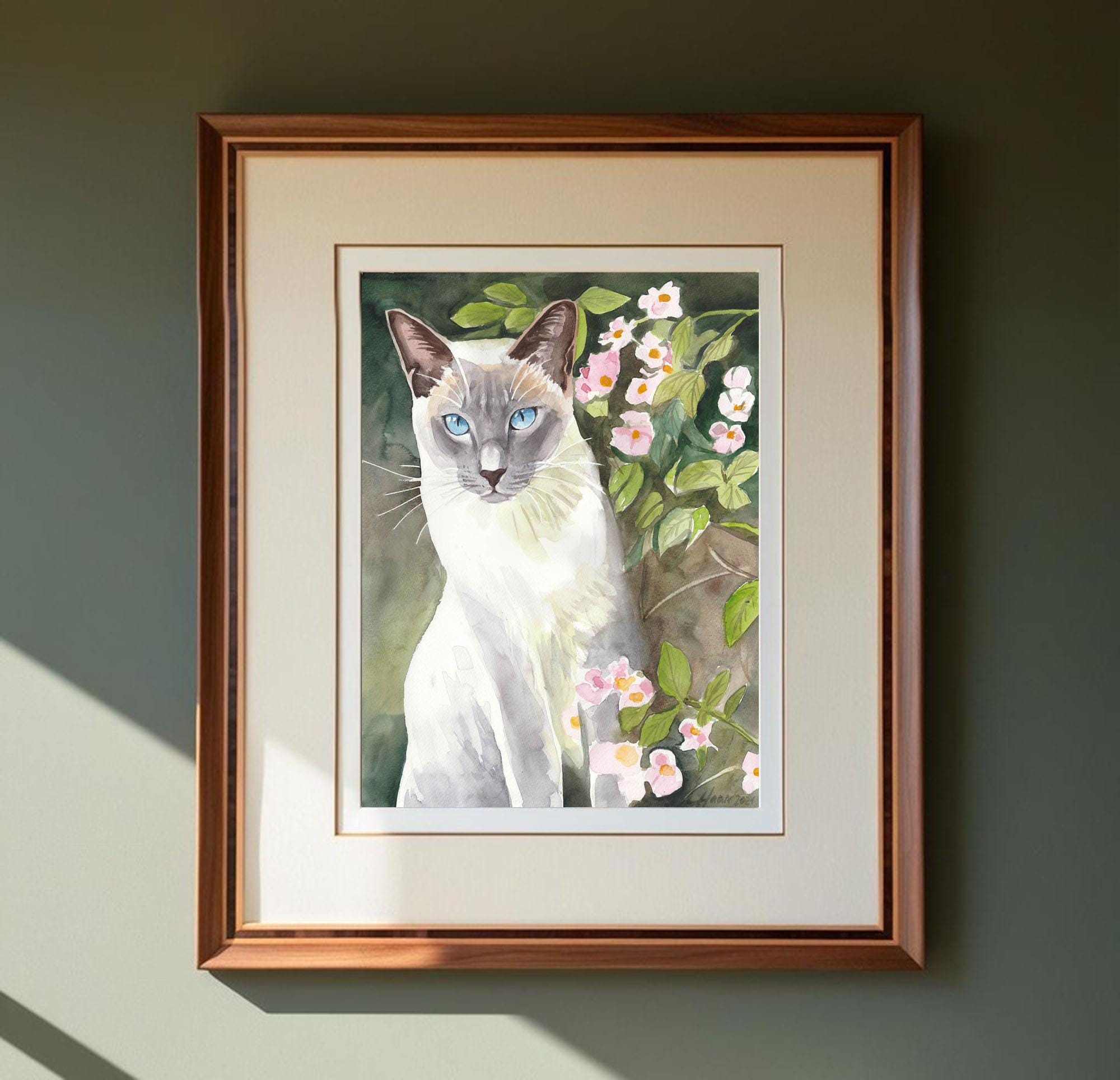 Calico Cream Point Siamese Siamese Cat, Lilac Point, Art, Siamese