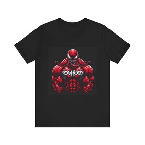 Carnage Graphic Tee, Unisex TShirt, Comic Fan Apparel, Gift for Gamers, Cosplay Costume, Mens and Womens Tees