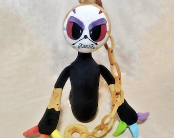 Dyle Plush, Dandy's World  Character, Handmade Toy , Horror Gamer Gift