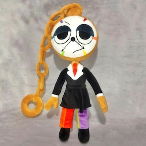 Dandy World Dyle plush, Collectible Handmade plush , indie gamer gift,