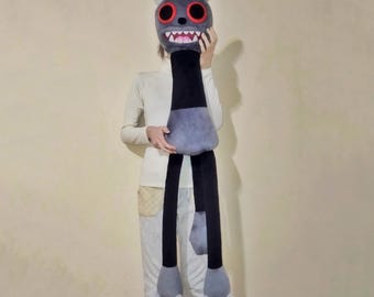 Мягкая игрушка Twisted Pebble, вдохновленная миром Dandy's World, 49 дюймов, плюшевая игрушка ручной работы