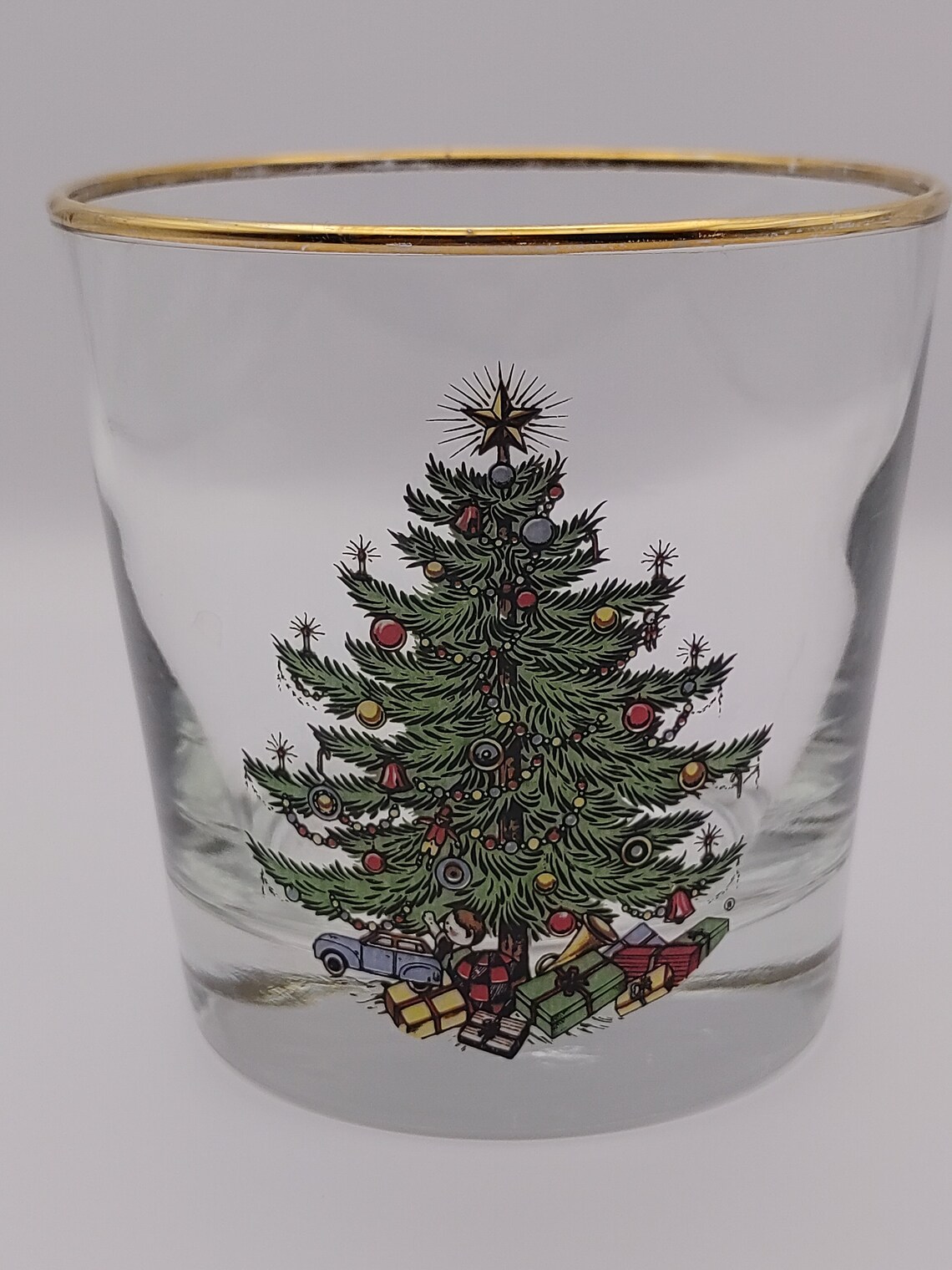 Vintage Libbey Christmas Glasses Etsy
