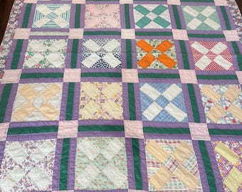 Trapunta patchwork vintage