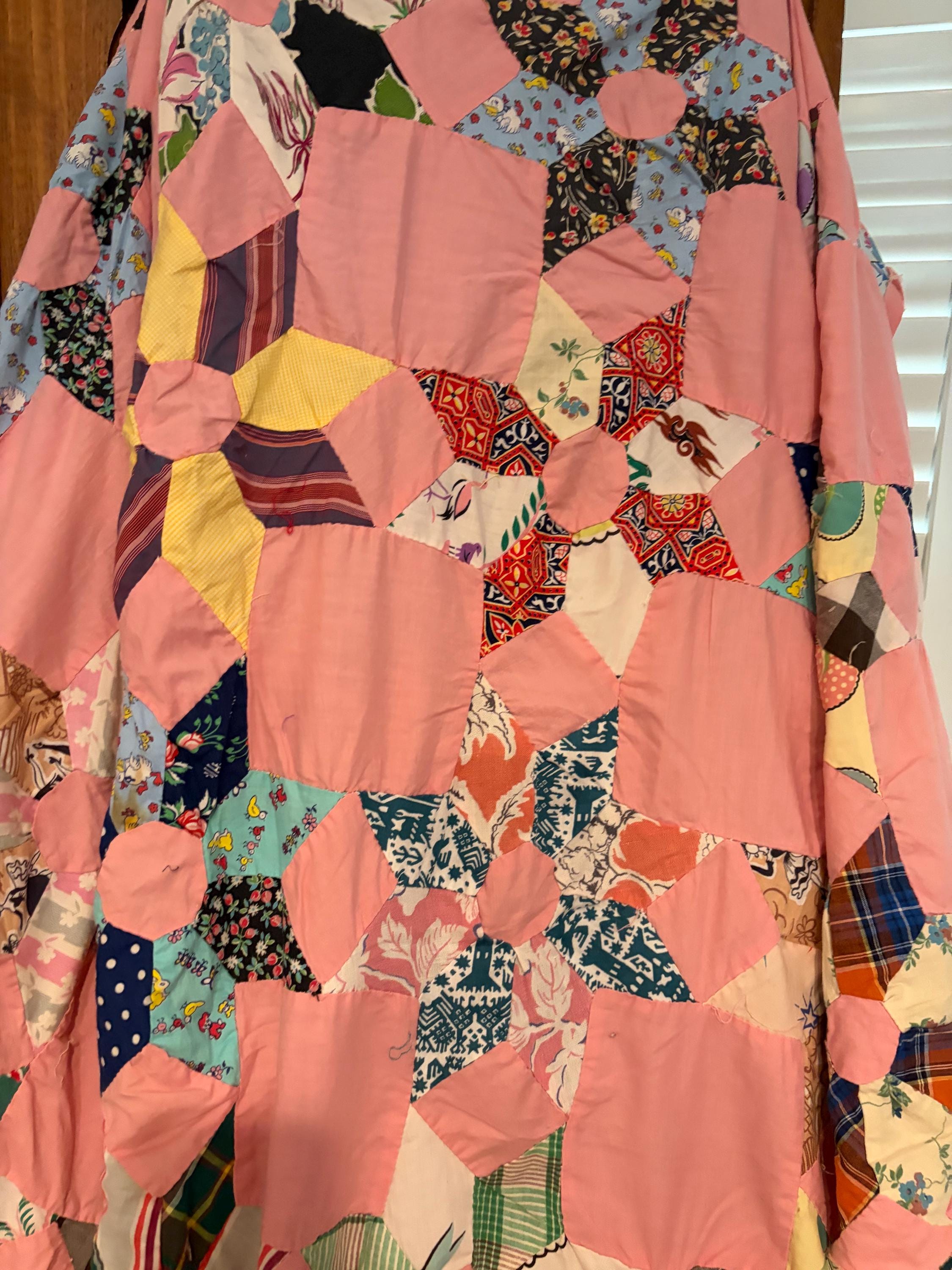 Antique Quilt Top - Etsy