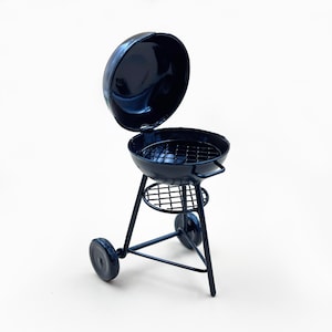 Miniatur-Grill, Puppenhaus-Miniaturen, Heimdekoration, Geschenk für Sie und Ihn