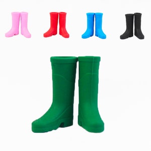 Miniatur-Regenstiefel 2er-Set Ministiefel PuppenhausMiniaturen Wohndekoration Geschenk für sie Wanddekoration Schreibtischdekoration