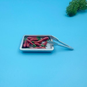 Miniature eggplant(10pcs) Miniature vegetable Mini eggplant Miniatures Dollhouse miniature decoration