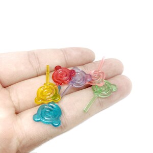 Miniature Lollipop 6pcs/set Dollhouse miniatures home decoration Gift for her Wall decor Personalized gifts