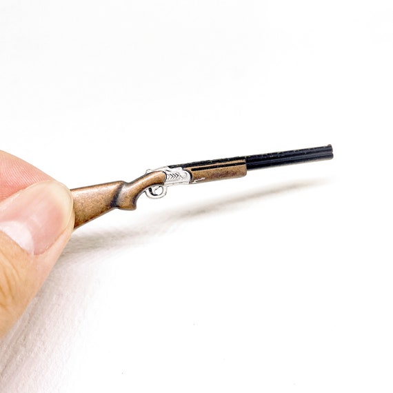 Miniature Shotgun Gun 2pcs/set Miniatures Dollhouse Miniatures Etsy