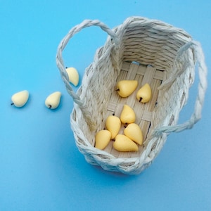 Miniature mango(10pcs) Miniature fruit Mini food Dollhouse miniatures decoration