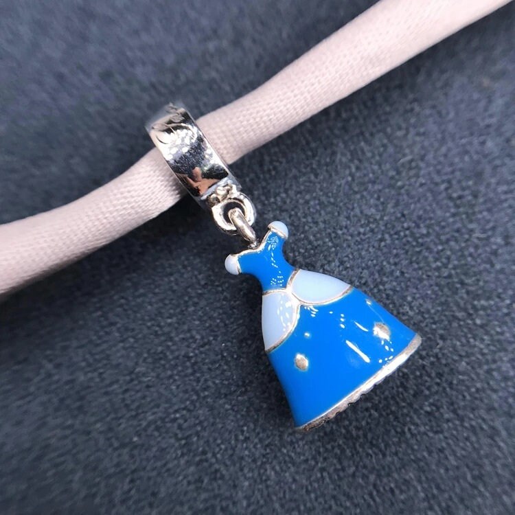 Pandora charms 925 sterling silver bead CINDERELLA DRESS Etsy