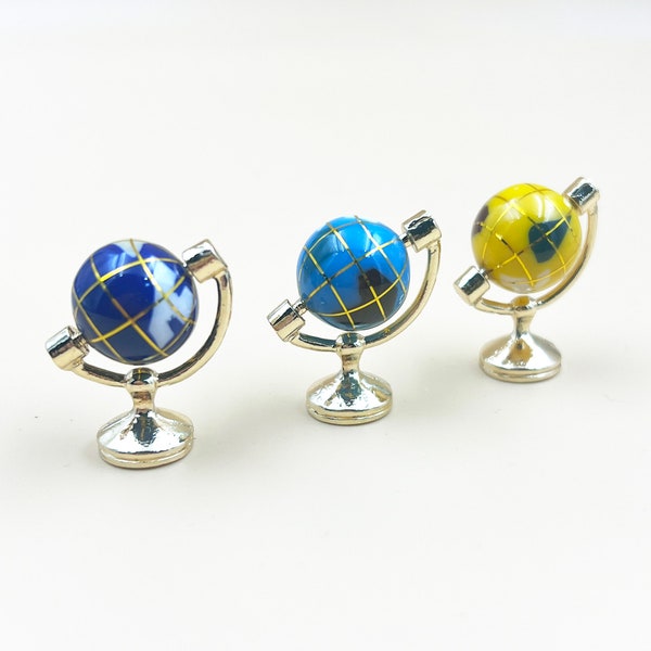 Miniature globe model Miniatures Dollhouse miniature home decoration Gift for her Wall decor Personalized gifts