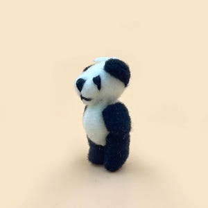 Miniature panda doll 5pcs/set Mini panda Dollhouse miniatures home decoration Gift for her Wall decor