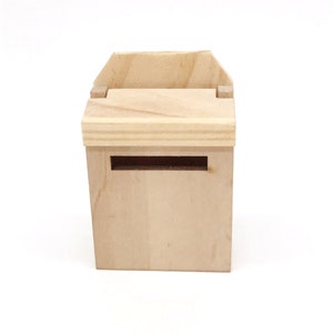 Miniature mailbox Miniature furniture Dollhouse miniatures home decoration Miniature furniture Diorama miniatures Gift for her