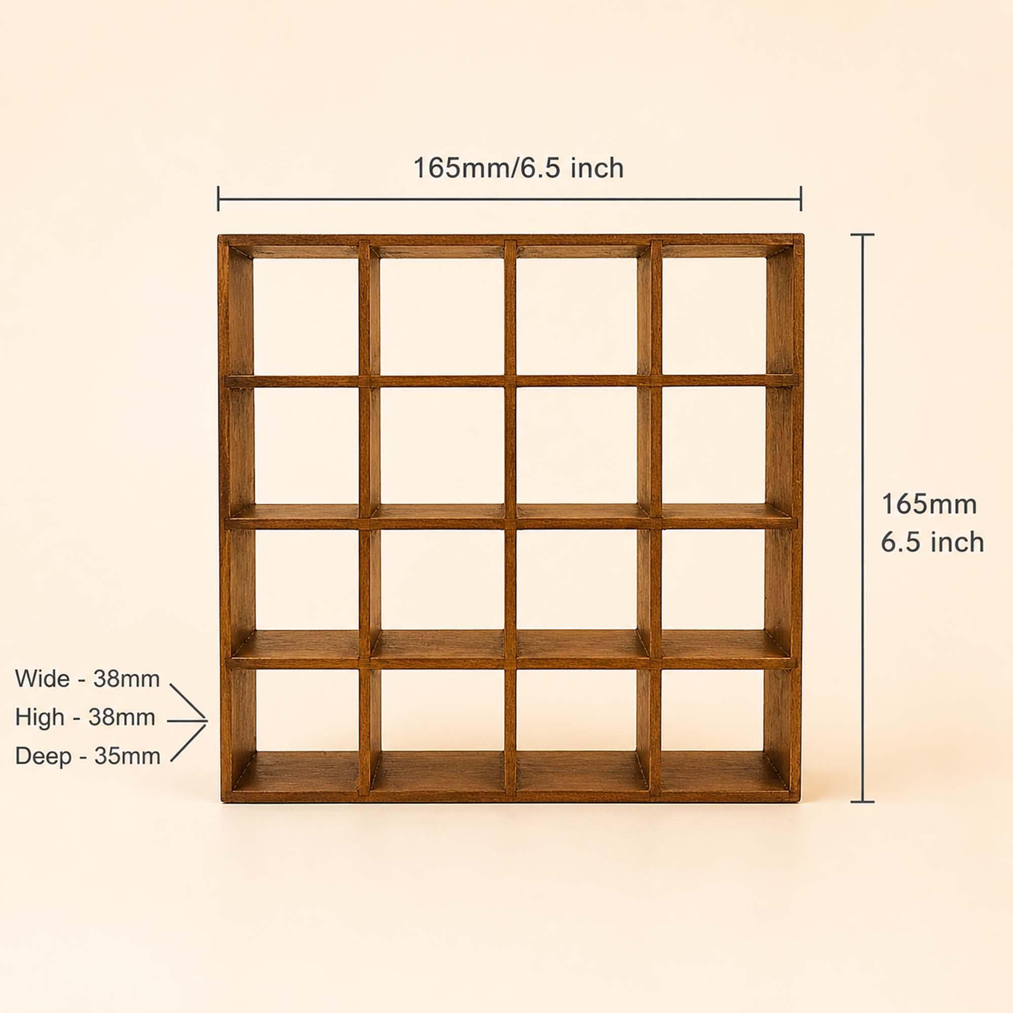 Vitrina Miniatura Escala 1/12 – Estante De Almacenamiento Para Casas De Muñecas Y Dioramas DIY (Marrón)