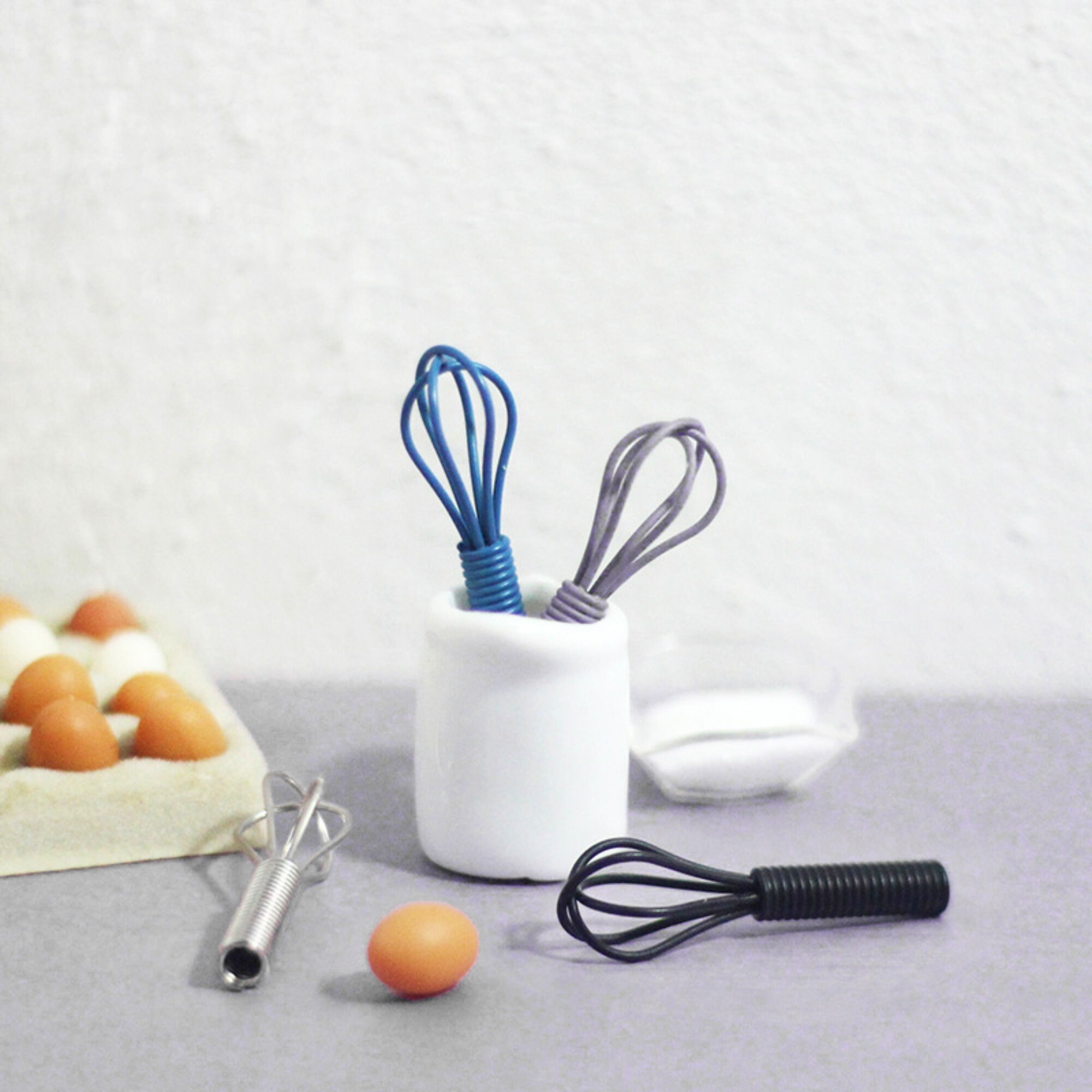 Miniature Kitchen Whisk, Mini Whisk, Miniature Egg Beater, MK143 