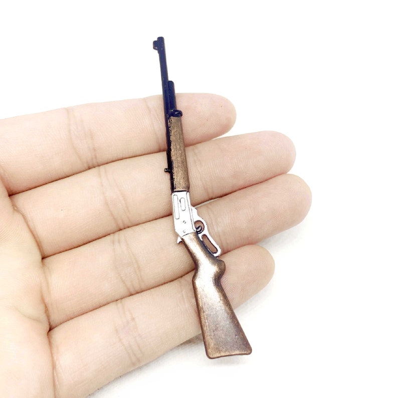 Miniature Rifle Gun 2pcs/set Miniatures Dollhouse Miniatures Home ...