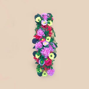 Miniature flower potted plant Miniatures house plant Dollhouse miniature home decoration Gift for her Wall decor