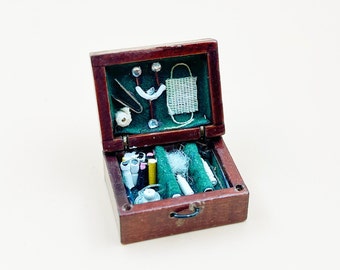 Miniatuur medische doos Miniaturen Poppenhuis miniatuur woondecoratie Cadeau voor haar Wanddecoratie Gepersonaliseerde geschenken