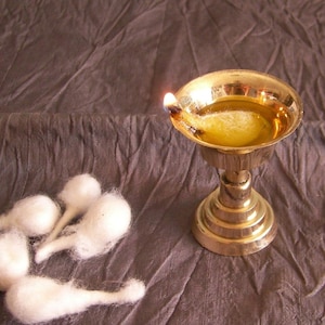 Lámpara de mantequilla ~ Original como en el templo ~ Nepal Tíbet (87)