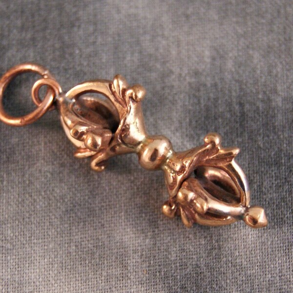 DORJE koperen hanger ~ Tibet ~ Nepal (1388)